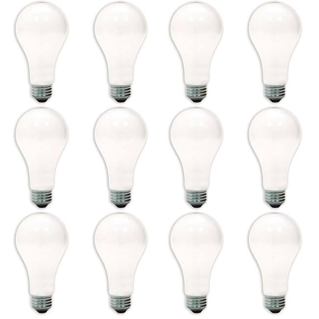 Ge 10429 150 watt A21 Soft White Lightbulbs (pack Of 12)