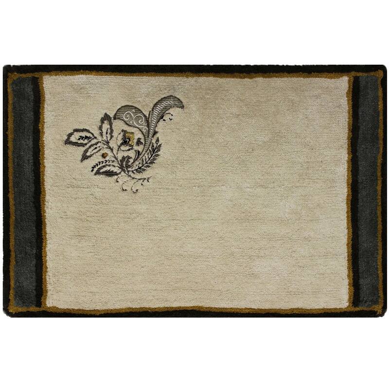 Sherry Kline Findlay Cotton 20x30-inch Bath Rug - Sand