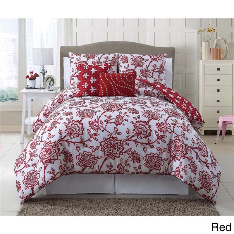 Jordin 5 piece Reversible Quilt Set