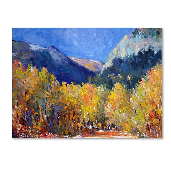 David Lloyd Glover Falling Leaves Canvas Art