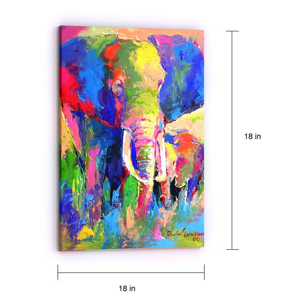 The Curated Nomad Richard Wallich Elephant 1 Canvas Art Overstock 17800885