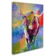 preview thumbnail 3 of 2, Richard Wallich 'Longhorn' Canvas Art