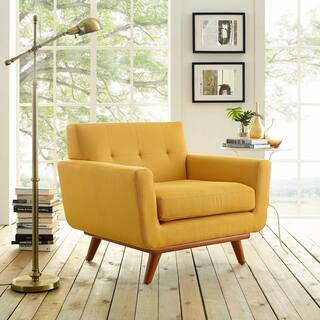 Yellow Living Room Chairs Online At Our Best Palm Canyon Chorro Wooden Leg Mid Century Armchair