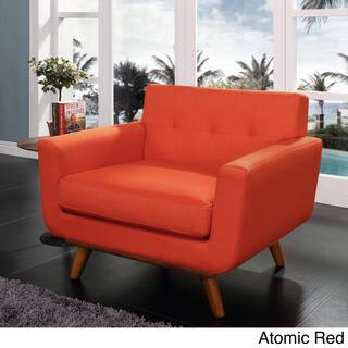 Red Living Room Chairs Online At Our Best Palm Canyon Chorro Wooden Leg Mid Century Armchair