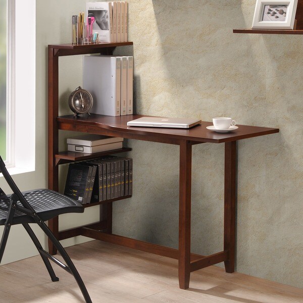International Caravan Hamburg Contemporary 4-tier Shelving Study Set