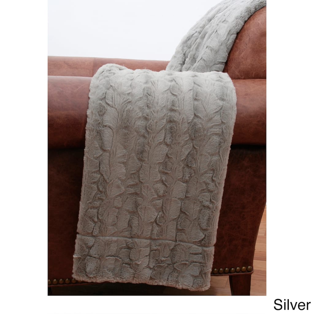 Reagan Rabbit Faux Fur Throw