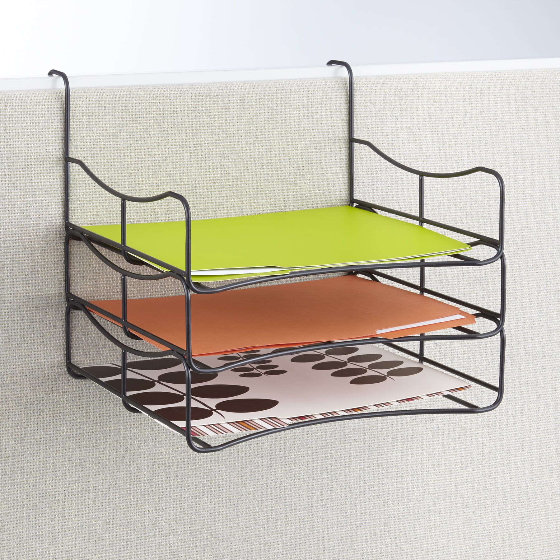 Wire Panel Accessories Triple Tray