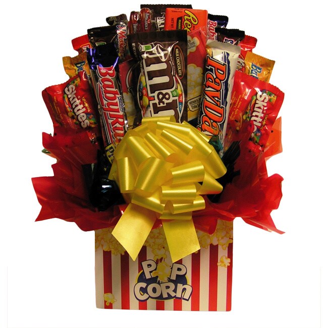 Movie Night Popcorn Chocolate/candy Bouquet