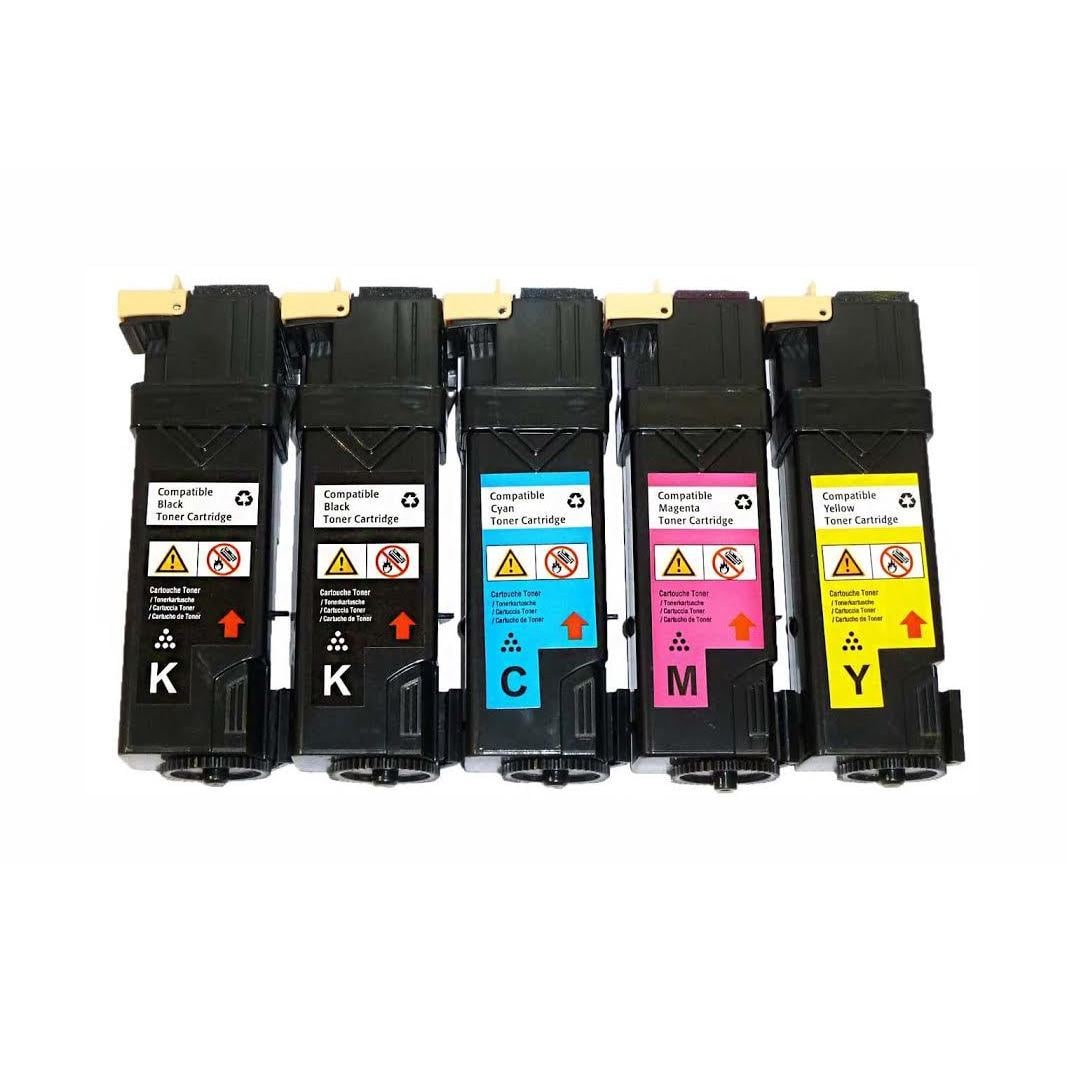 Dell 2150 / 2155 331 0719 331 0716 331 0717 331 0718 Compatible Toner Cartridge (pack Of 5)