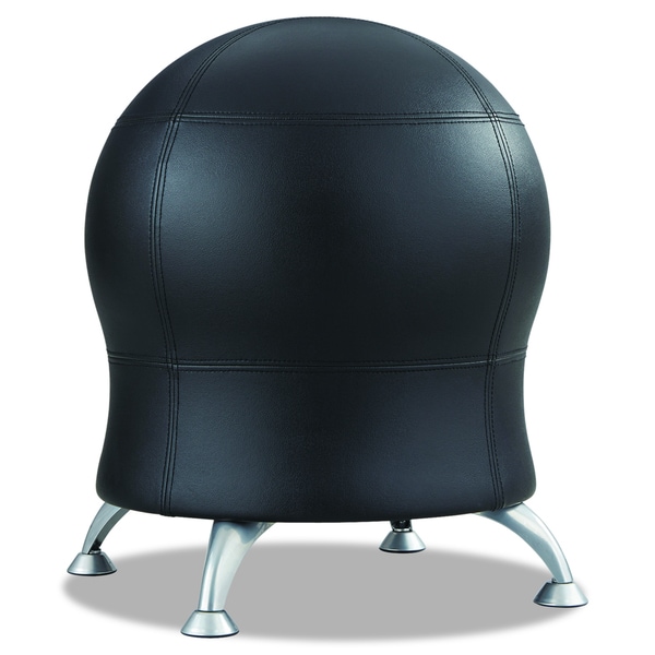 Shop Safco Zenergy Black Vinyl Ball Chair - Free Shipping Today