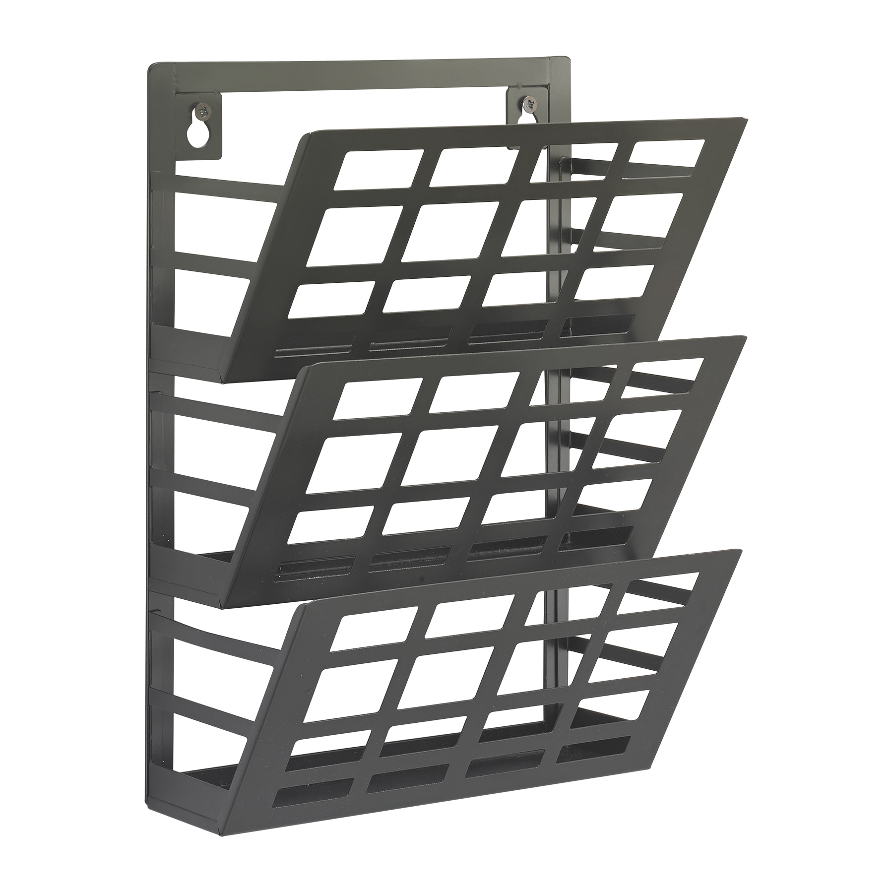 Grid 3 pocket Magazine Rack