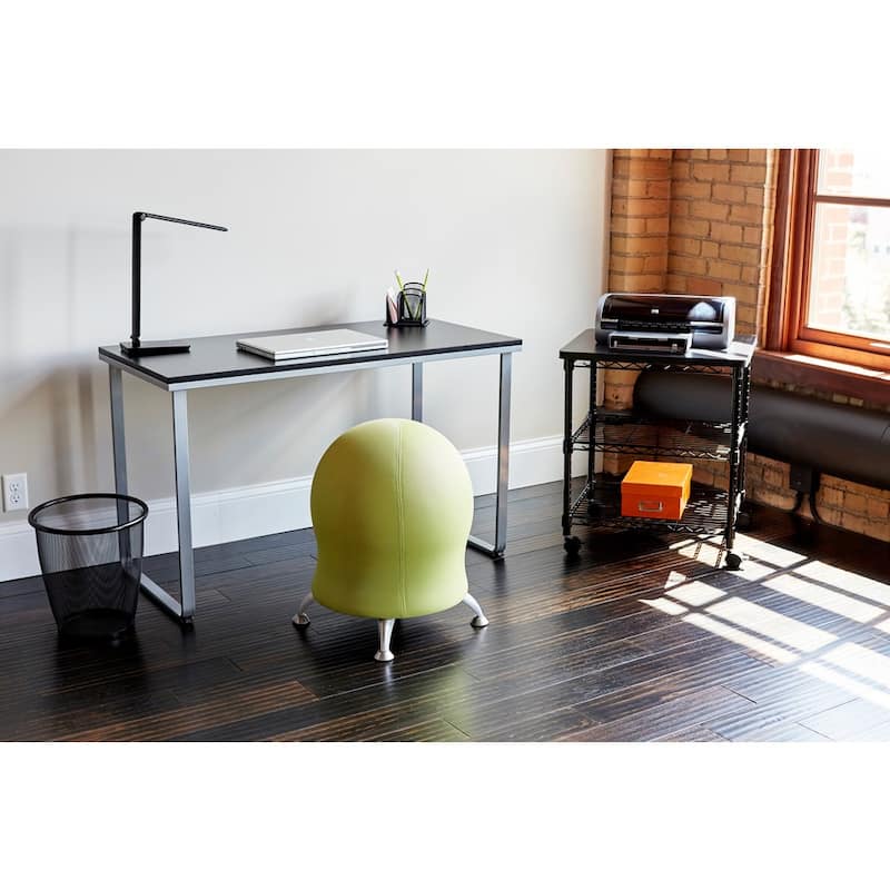 Desk Side Printer Stand, Rolling Storage Cart with Two Shelves