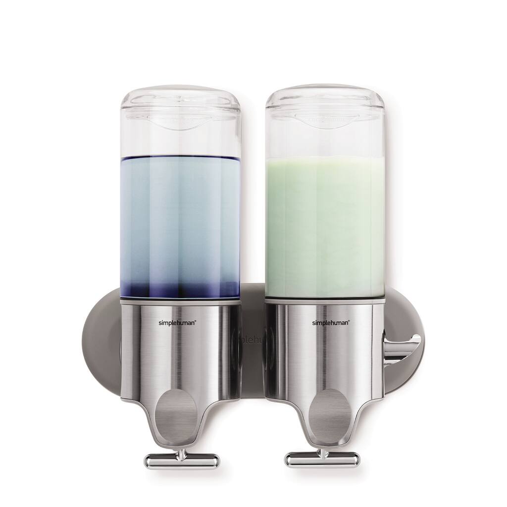 simplehuman Stainless Steel 15-ounce Wall Mount Pump