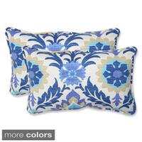 Pillow Perfect Santa Maria Rectangular Outdoor Throw Pillows (Set of 2)
