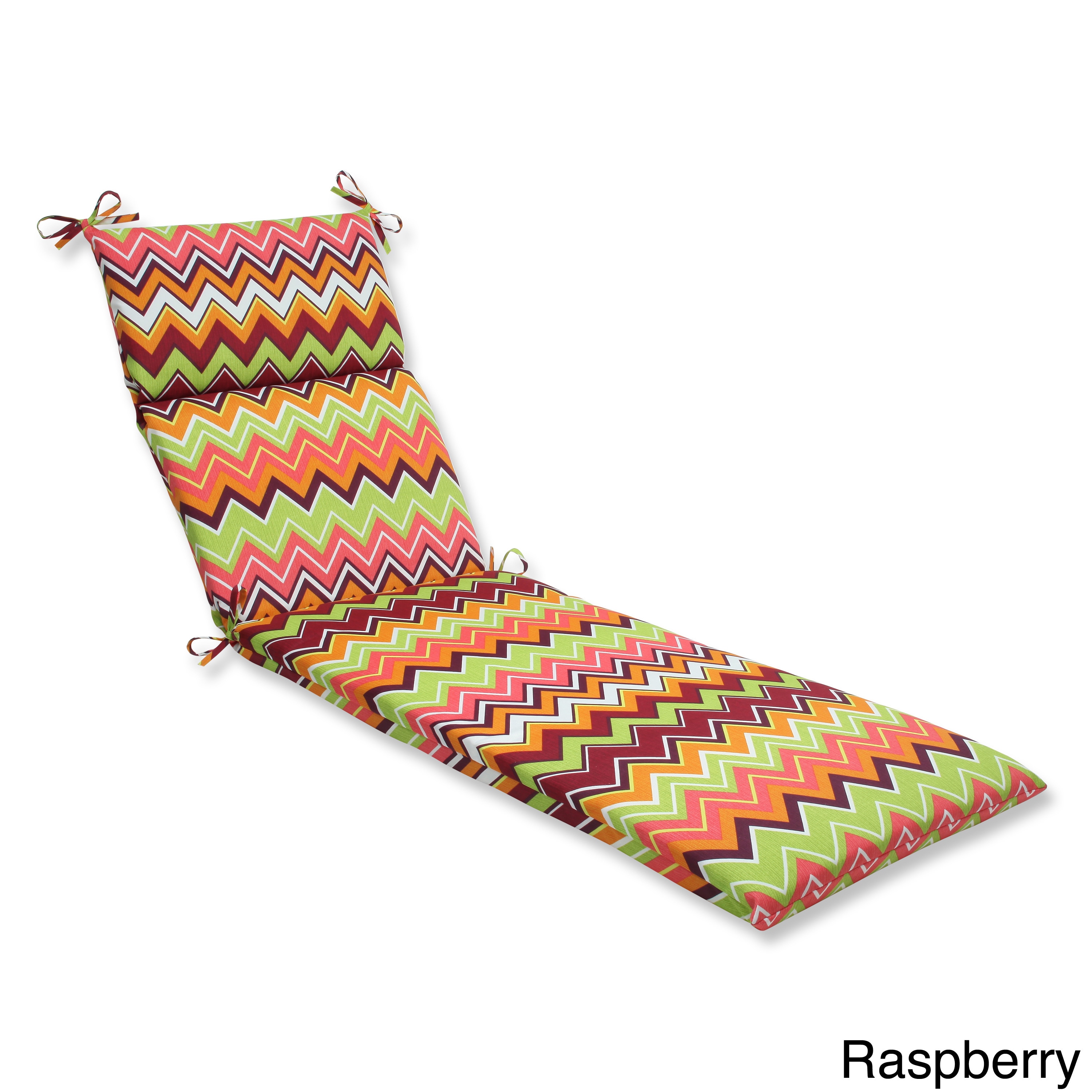 Pillow Perfect Zig Zag Chaise Lounge Outdoor Cushion