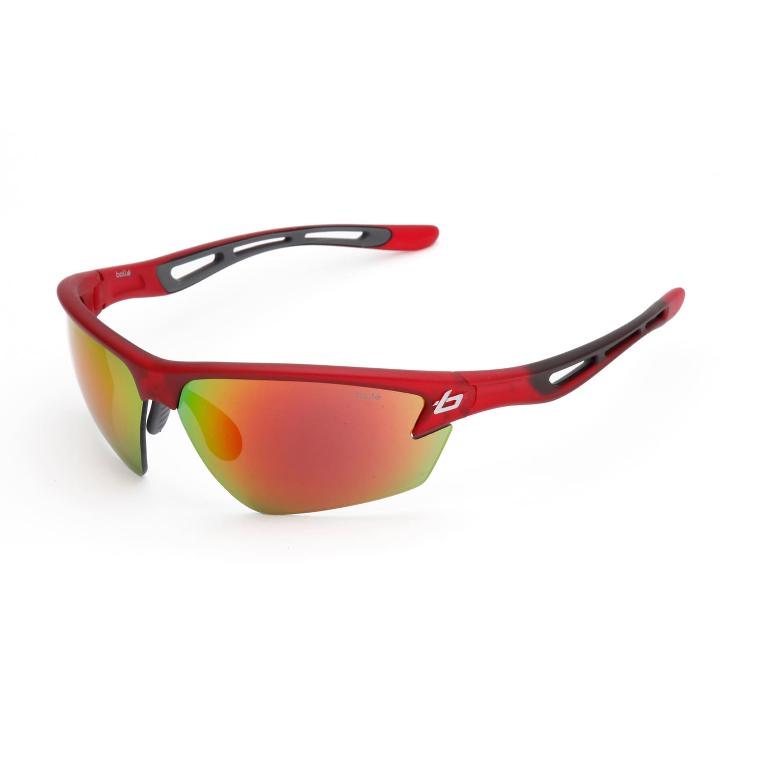 Bolle Mens Draft Satin Crystal Red Sport Sunglasses