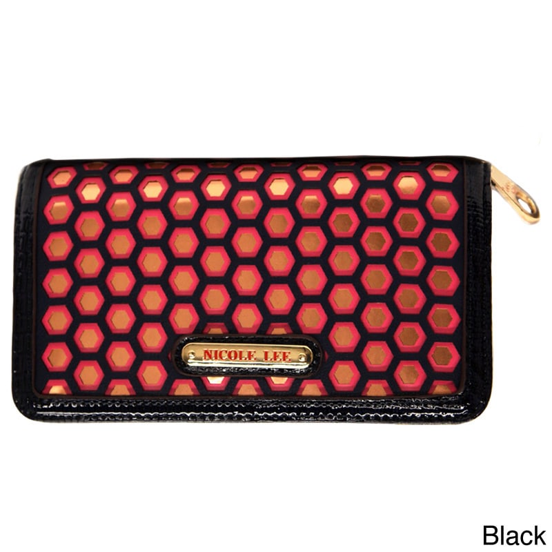 Nicole Lee Valeria Embriodered Cut out Wallet