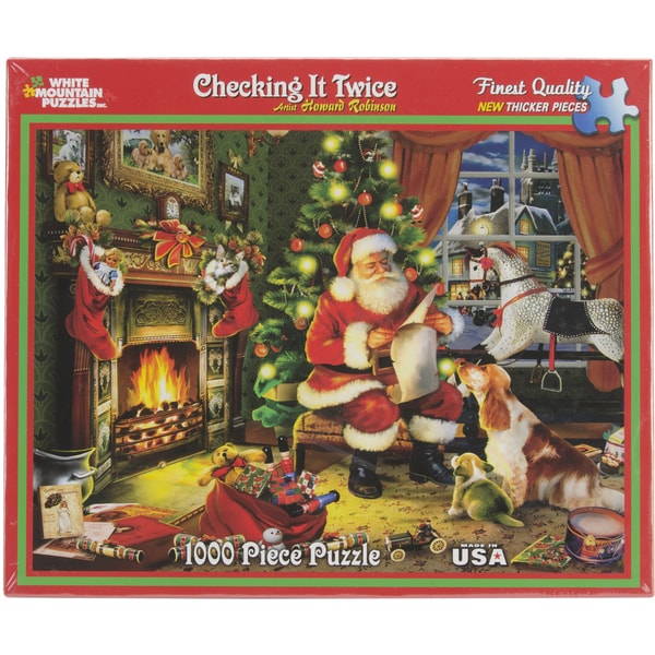 Checking It Twice - Santa Puzzle 1000 Pieces