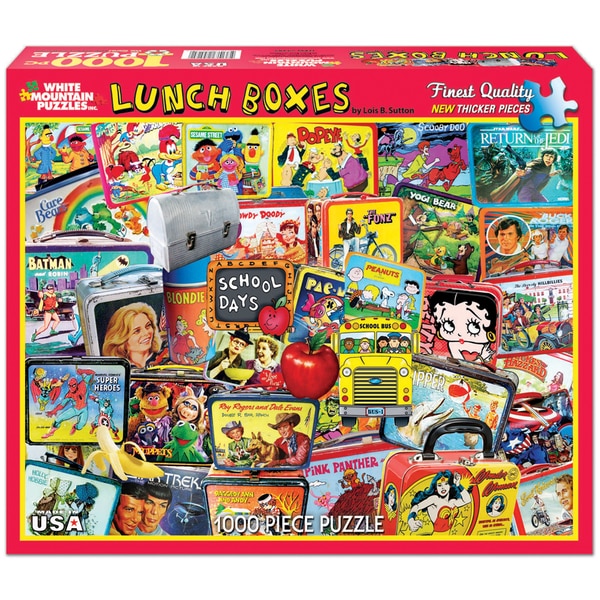 White Mountain Puzzles Lunch Boxes 1000 Pieces Free Shipping On