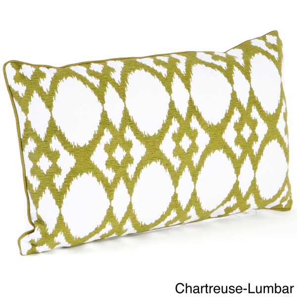Shop Ikat Design Ribbed Down Filled Throw Pillow Free Shipping Today