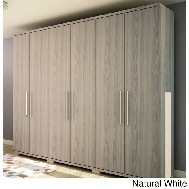 Manhattan Comfort Chelsea 6 door Wardrobe