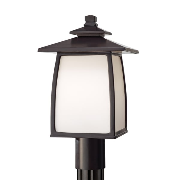 Feiss 1-Light Outdoor Lantern Wright House, Sorrel Brown. Opens flyout.