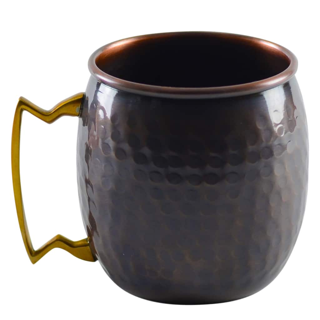 10 Strawberry Street Antique Copper Mug (Set of 2)