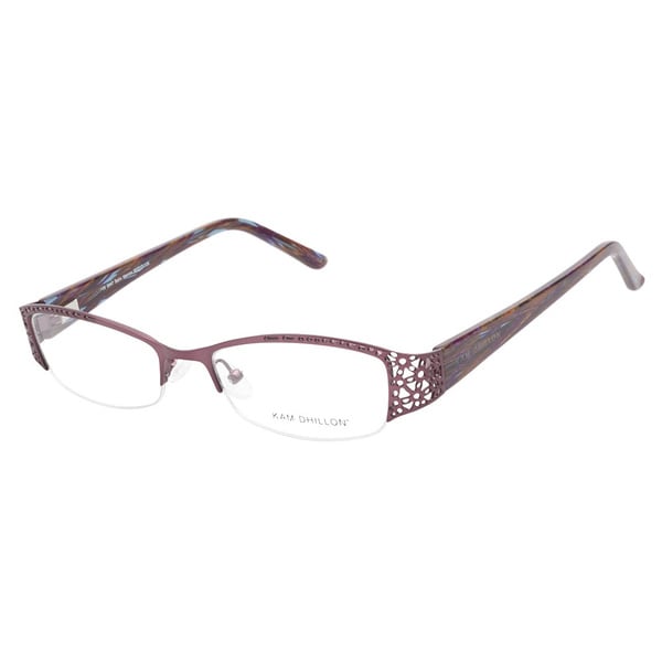 Kam Dhillon 3047 Satin Maroon Prescription Eyeglasses