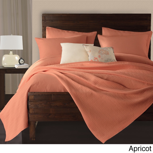 Lamont Limited Delaney Coverlet With Optional Shams Sold Separately Orange Size Twin