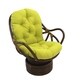 preview thumbnail 5 of 4, Blazing Needles 48-inch Solid Swivel Rocker Cushion (Cushion Only) Mojito Lime