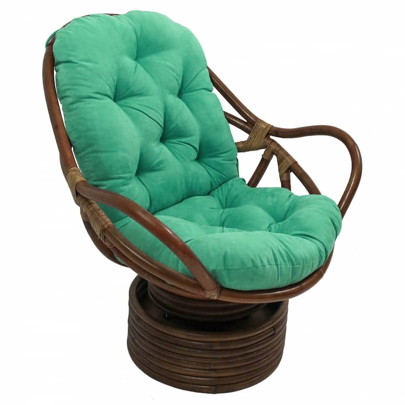 Blazing Needles 48-inch Microsuede Swivel Rocker Cushion- Cushion Only - Specialty