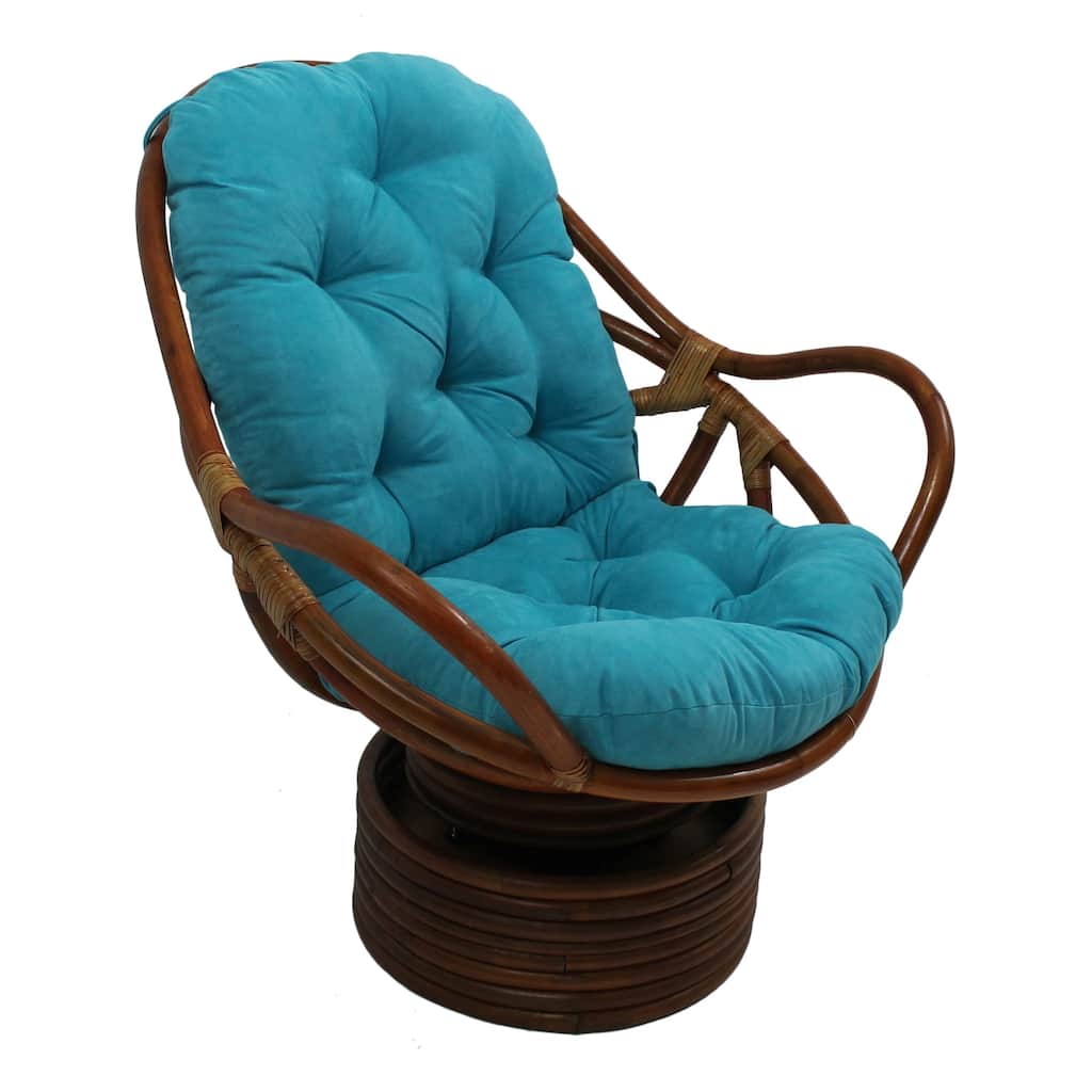 Blazing Needles 48-inch Microsuede Swivel Rocker Cushion- Cushion Only - Specialty