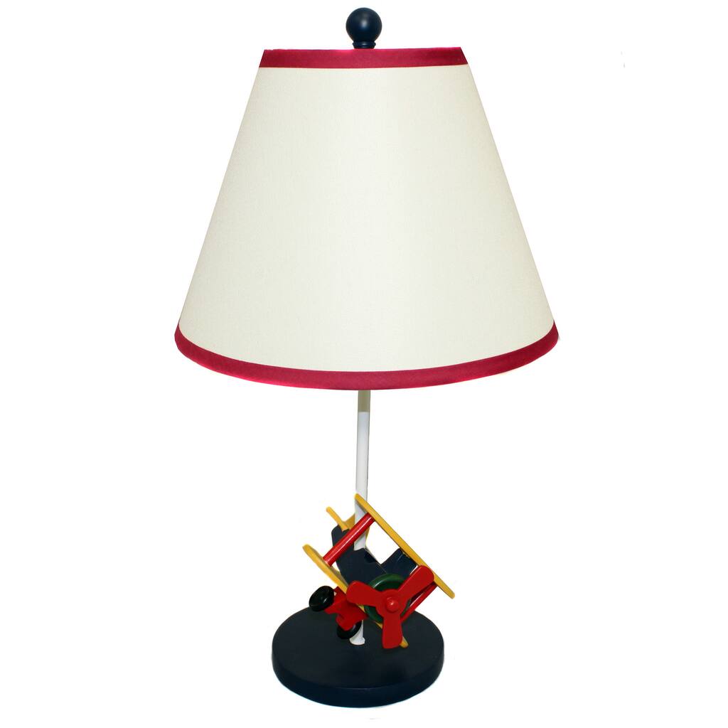 Casa Cortes 21-inch 1-light Kids Airplane Table Lamp