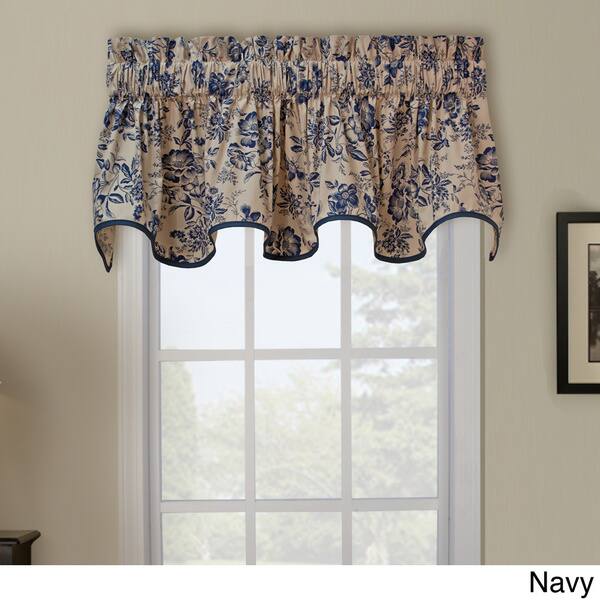Shop Ellis Curtain Palmer Toile Wave Window Valance Free