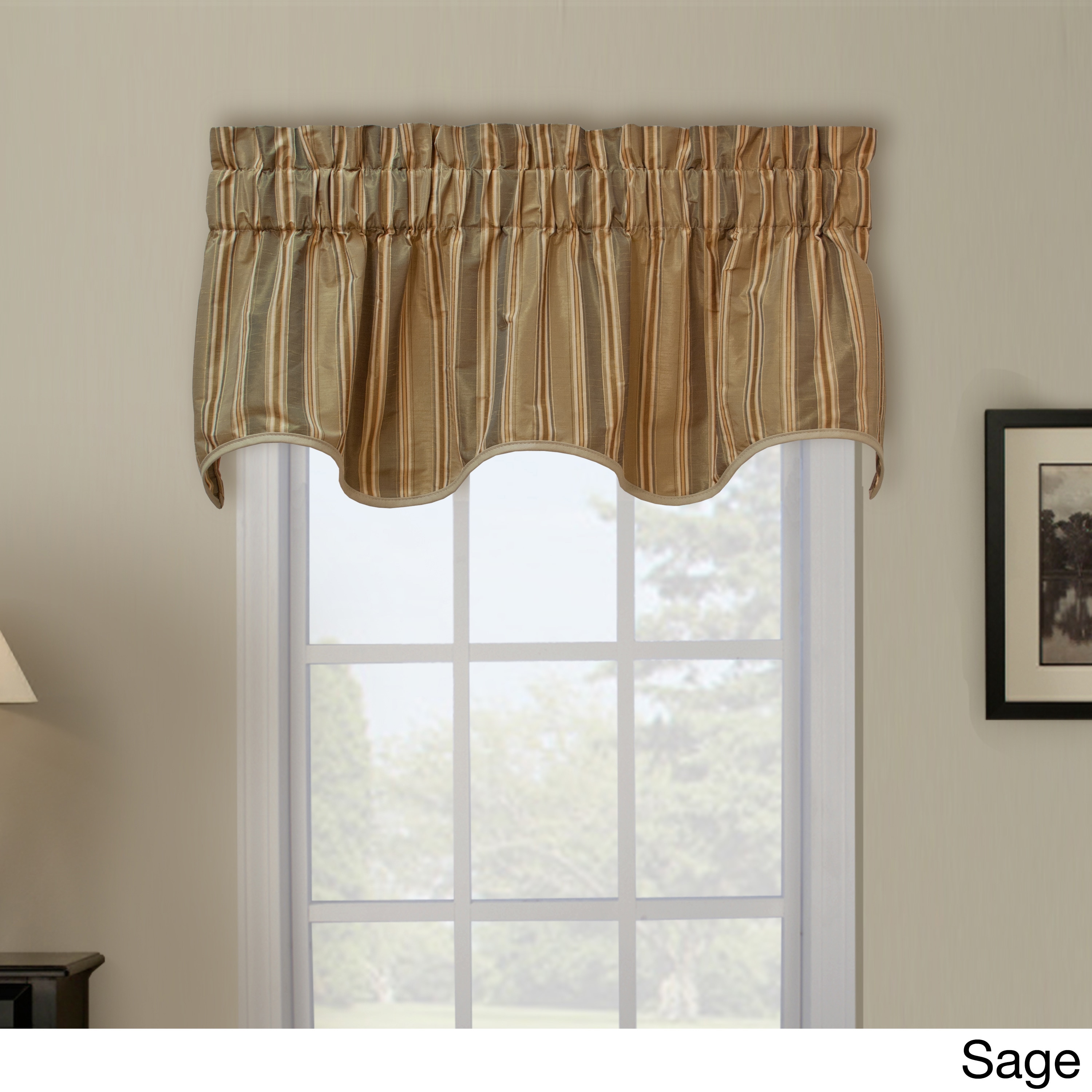 Berkeley Stripe Wave Window Valance