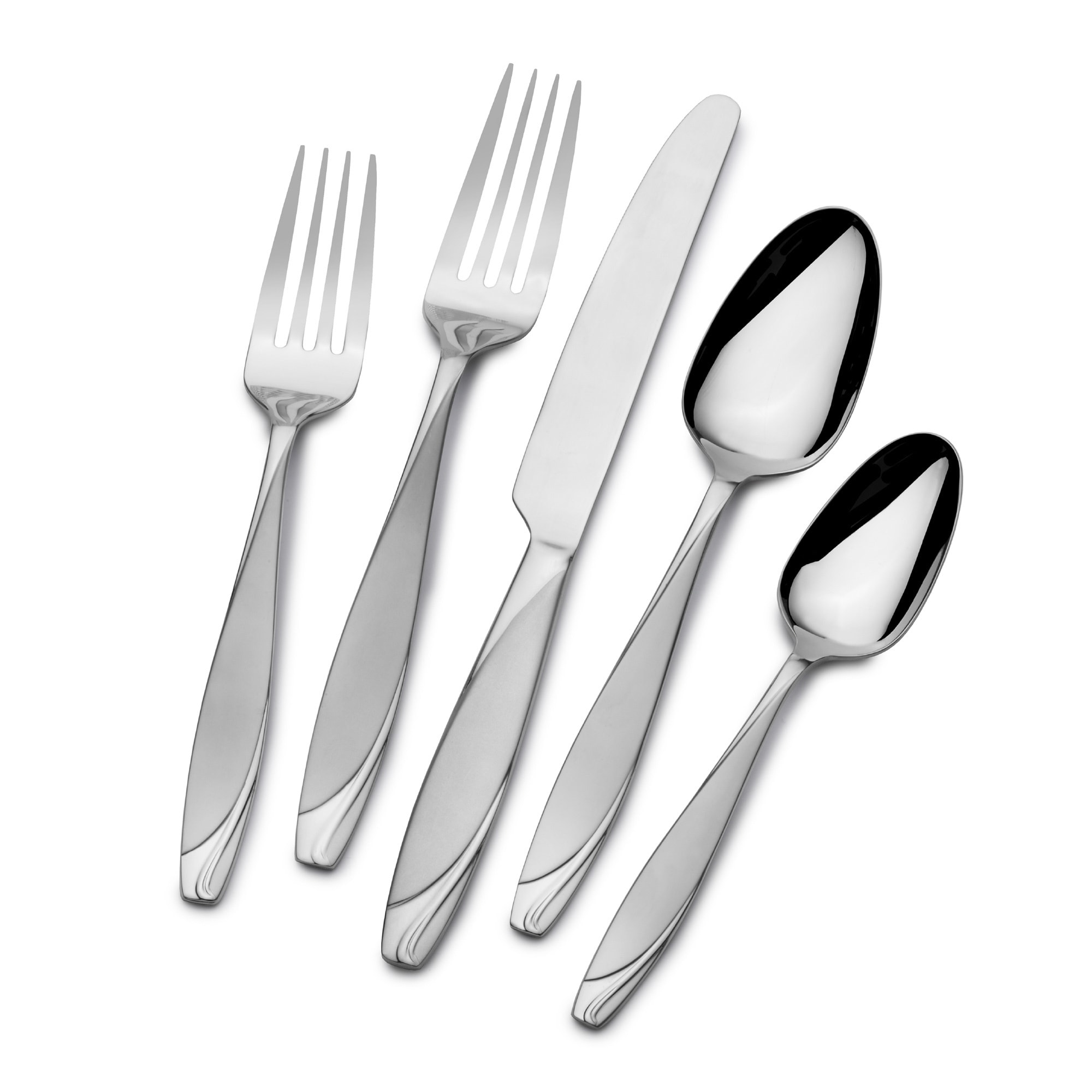 Mikasa Gourmet Basics Lunea Frost 20 piece Flatware Set