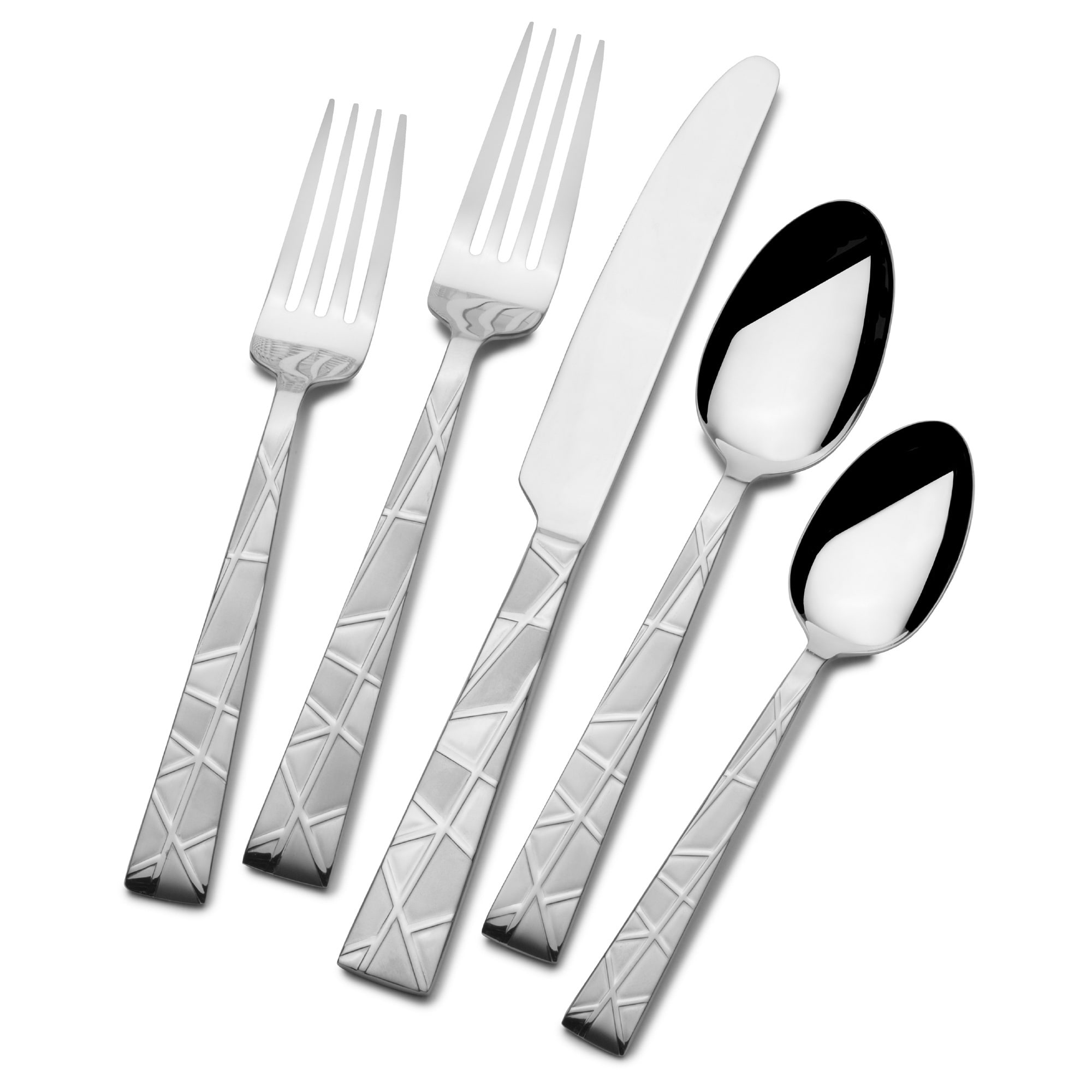 Mikasa Gourmet Basics Aragon Frost Stainless Steel 20 piece Set