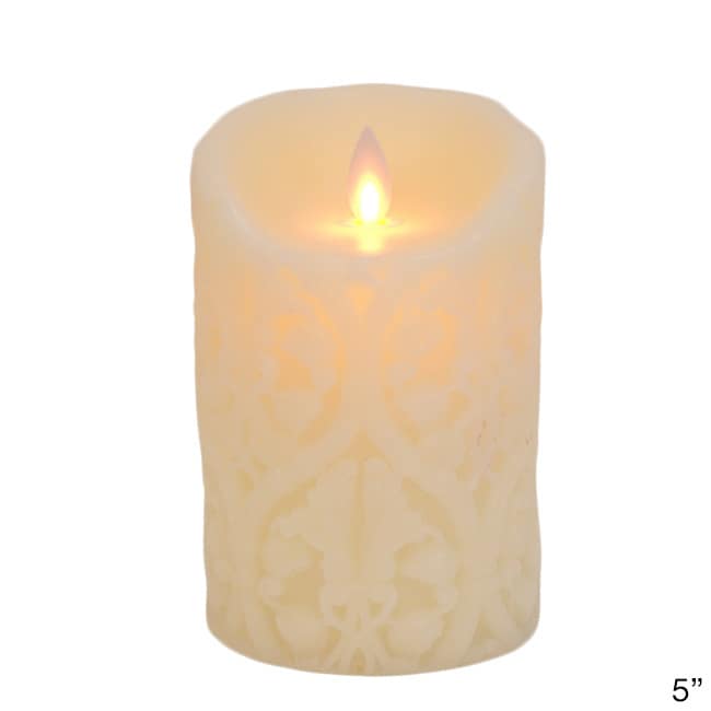 Mystique Damask Flameless Candle