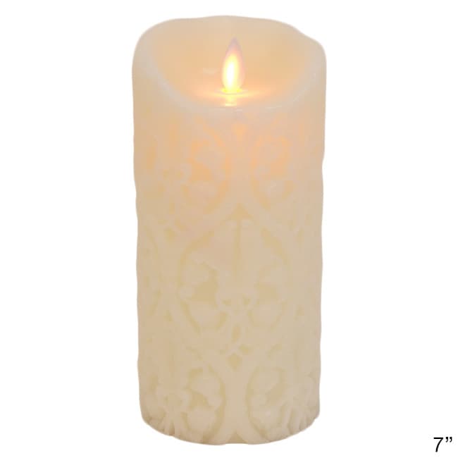 Mystique Damask Flameless Candle