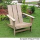 International Caravan Royal Fiji Acacia Adirondack Chair - Thumbnail 4
