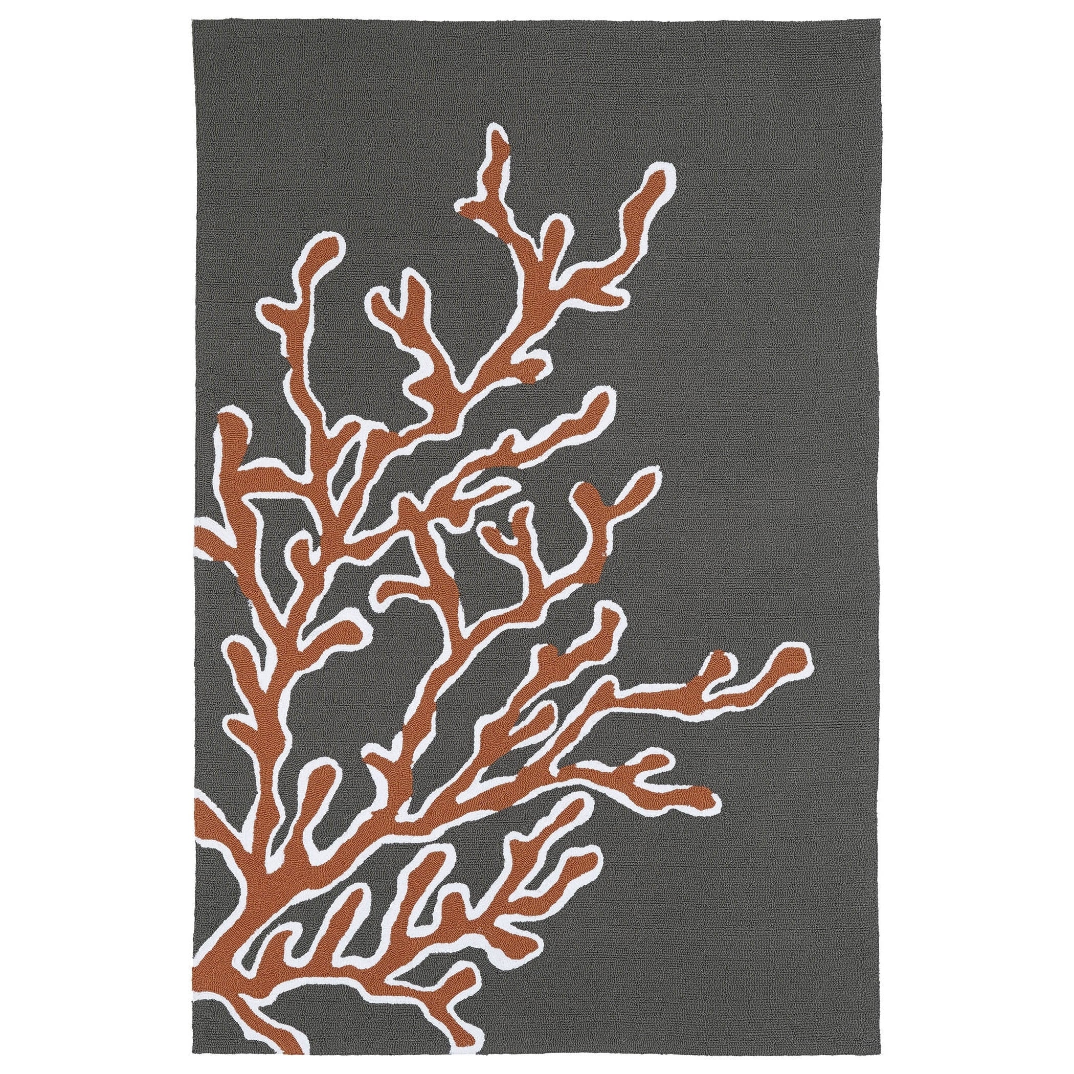 Handmade Luau Brown Coral Indoor/ Outdoor Rug (5 X 76)