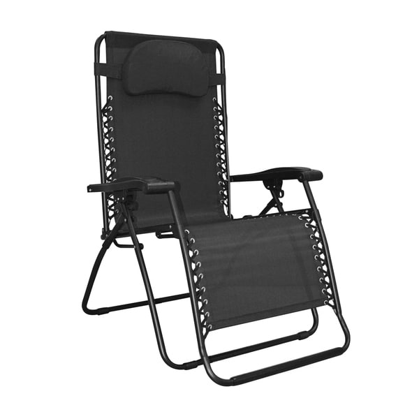 Caravan Sports Infinity Black Oversized Zero Gravity Chair