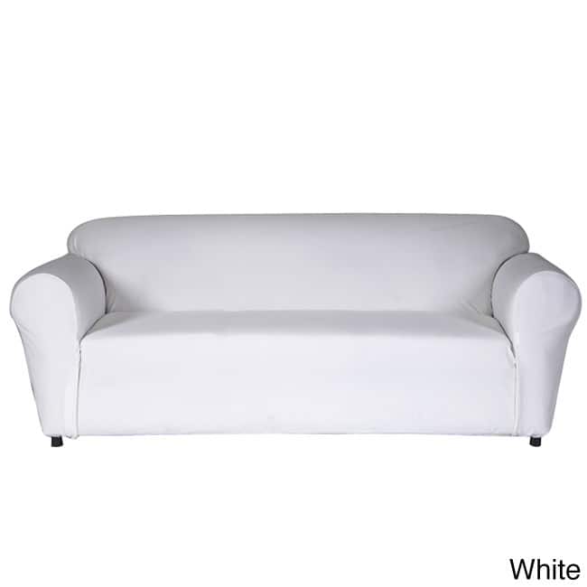 Classic Slipcovers Stretch Poly Twill Sofa Slipcover
