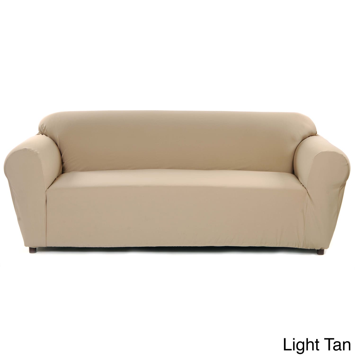 Stretch Poly/twill One Piece Sofa Slipcover