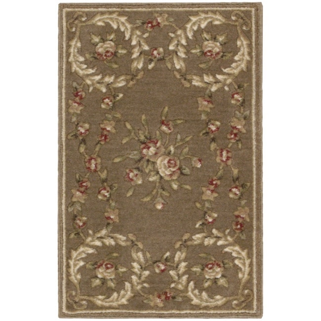 Somerset Country Floral Brown Rug (36 X 56)