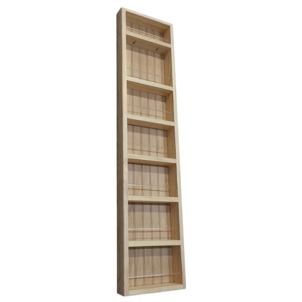 Pine Wood 48 inch On the wall Spice Rack II   16017483  