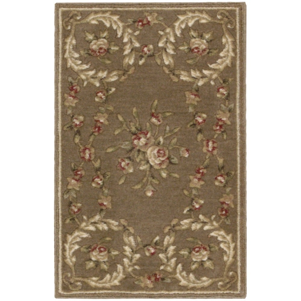 Somerset Country Floral Brown Area Rug (2 X 29)