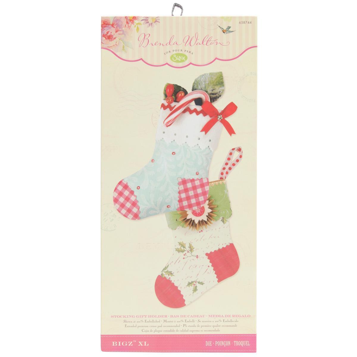 アルバム・スクラップ Sizzix Bigz Stocking Gift Holder 658744
