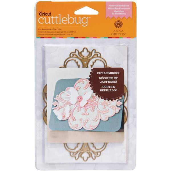 Cricut Cuttlebug A2 Cut & Emboss Die By Anna Griffin Flourish