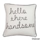 preview thumbnail 1 of 2, Thro by Marlo Lorenz Hello Handsome Decorative Down Filled Square Pillow